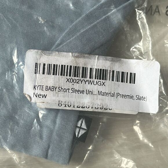 Kyte baby short sleeve Bodysuit in Slate for preemie NWT in packaging - Picture 10 of 11